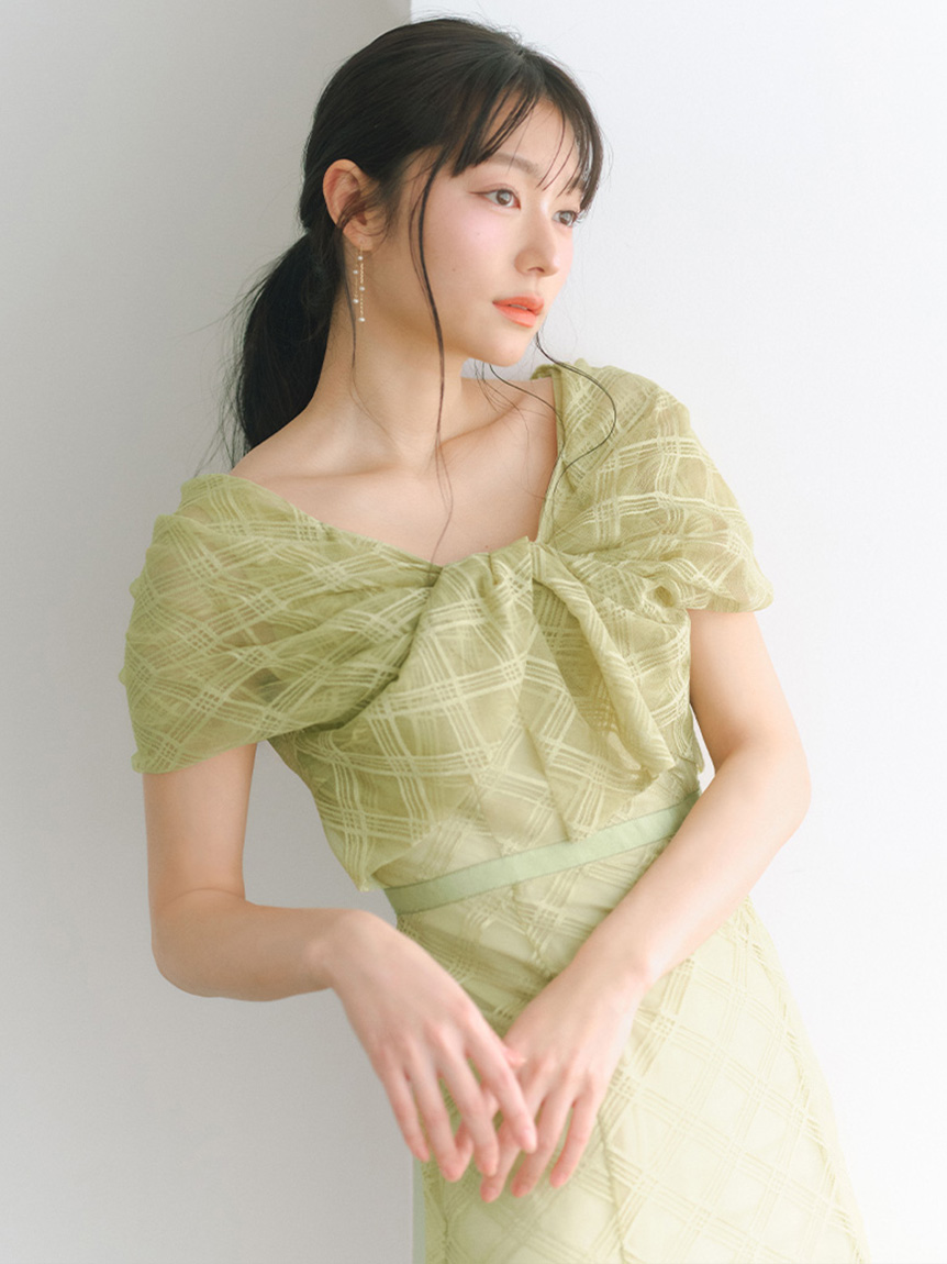 チェックチュールドレス(オケージョンドレス)｜DRESS（ドレス