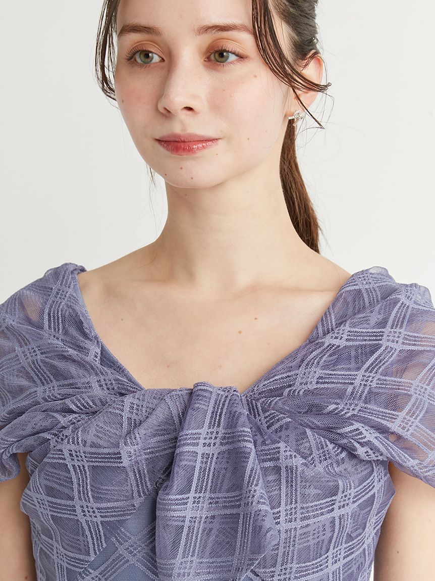 チェックチュールドレス(オケージョンドレス)｜DRESS（ドレス