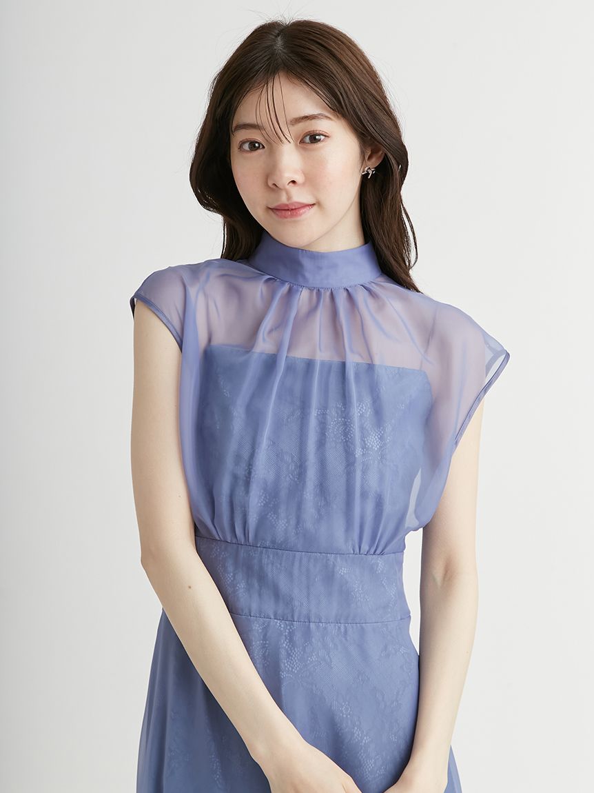 チュールレースレイヤードドレス(オケージョンドレス)｜DRESS