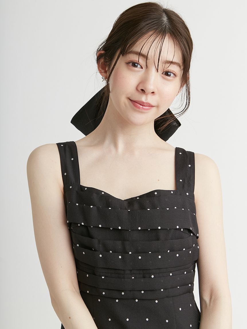 CELFORD セルフォード⭐️リボンキャミセットニットワンピース⭐️ブラック Amazon.co.jp: [セルフォード] リボンキャミセットニット