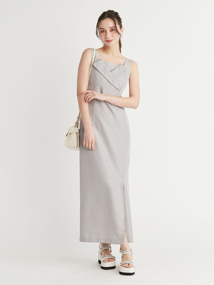 激安ブランド テイラーネックキャミワンピース(デイリーワンピース)｜DRESS ワンピース