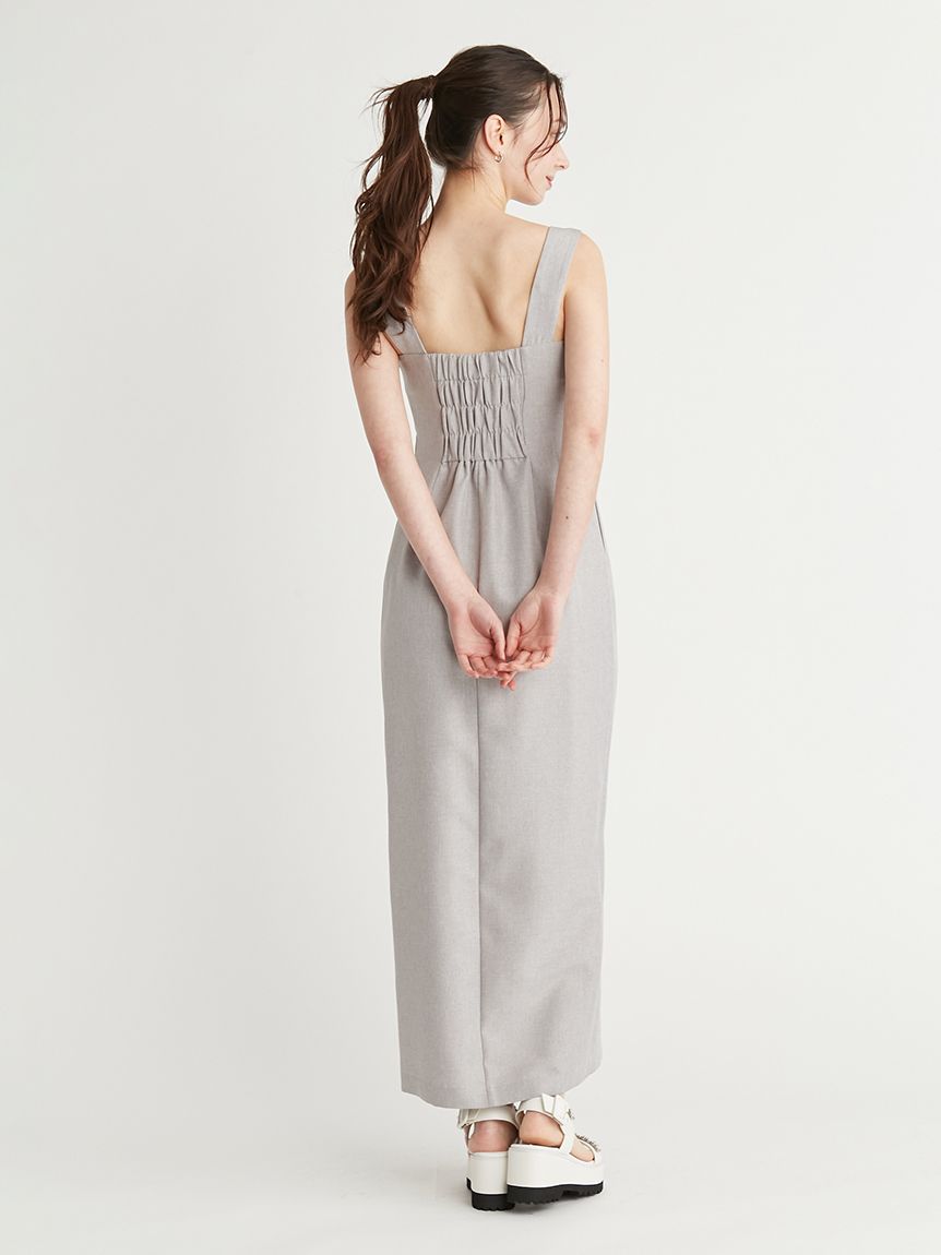 テイラーネックキャミワンピース(デイリーワンピース)｜DRESS