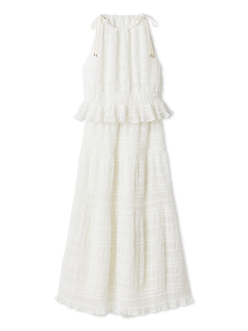ギャザーシフォンセットアップ(デイリーワンピース)｜DRESS
