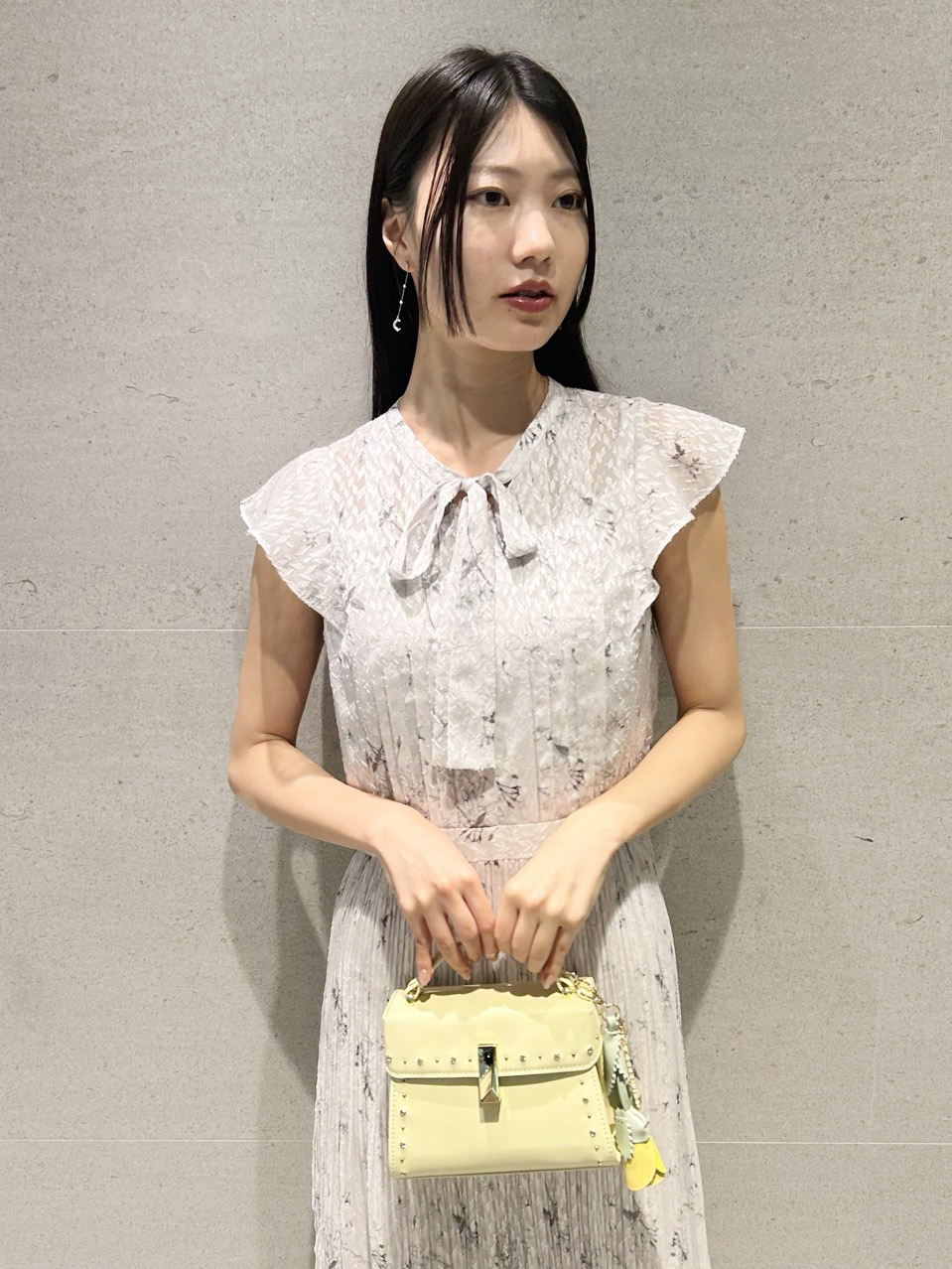 【CELFORD×P.J. REDOUTEコラボ】 Rosaボウタイワンピース CELFORD×P.J. REDOUTEコラボ】 Rosaボウタイワンピース(デイリー