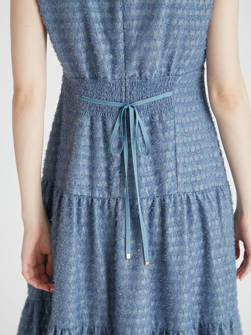 セルフォード　チドリカットジャガードワンピース　CELFORD チドリカットジャガードワンピース(デイリーワンピース)｜DRESS