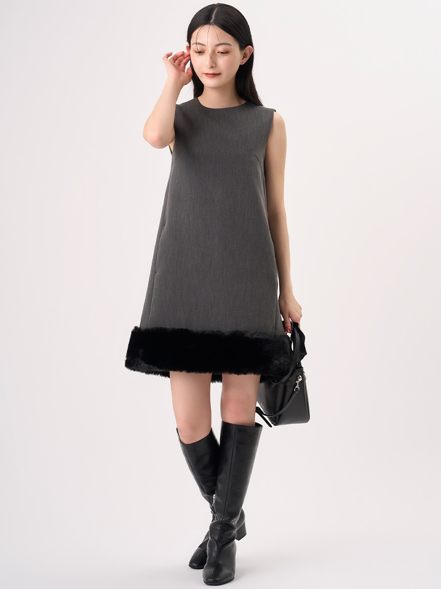 極美品✨️セルフォード 裾ファーミニワンピース カラー CHECK サイズ36 CELFORD｜裾ファーミニワンピース | Rakuten Fashion(楽天