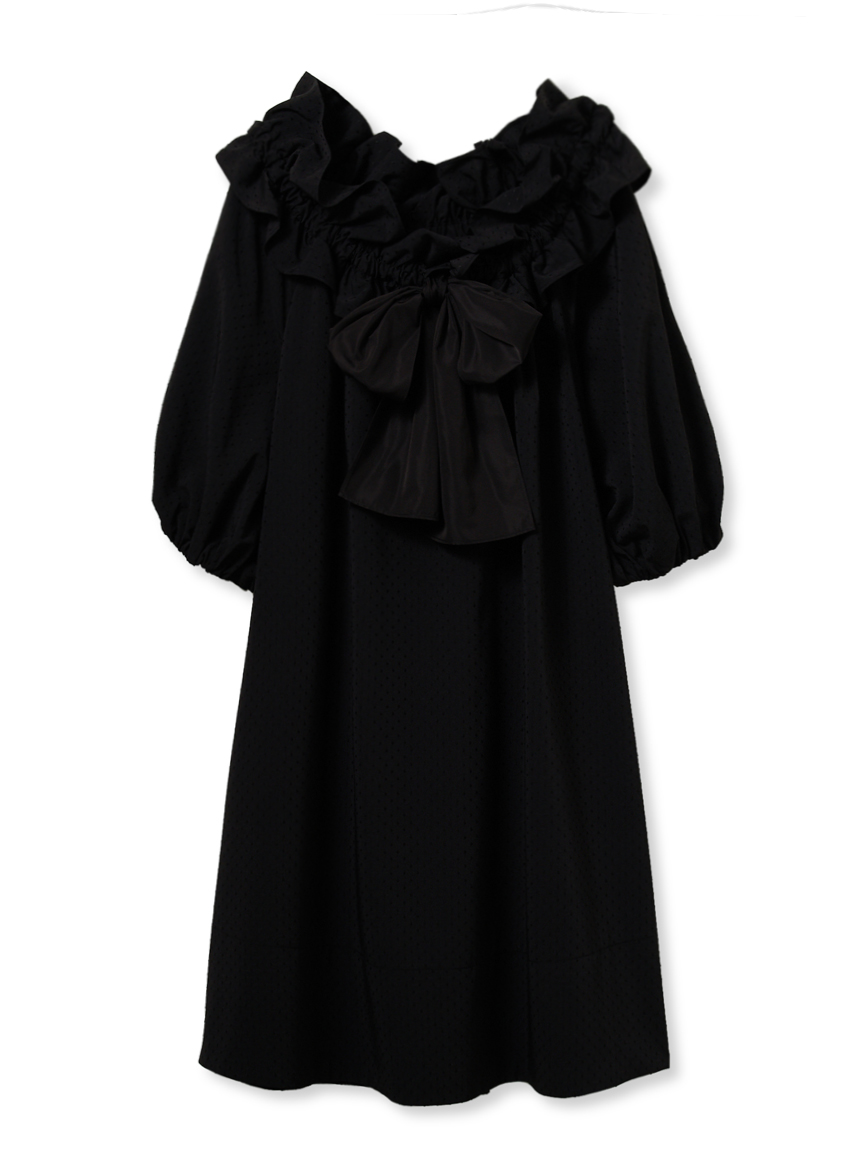 SANDRO☆ギャザー入り ポルカドット ミニワンピース♪【送料込】 SACRA(サクラ)の【HPS別注】ポルカドットワンピース通販