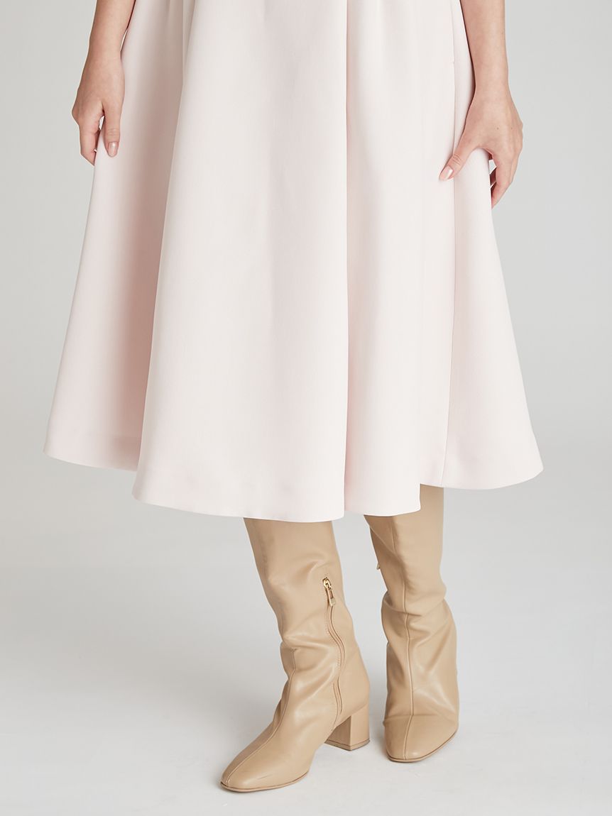 Vネックフィット＆フレアワンピース(フォーマルワンピース)｜DRESS