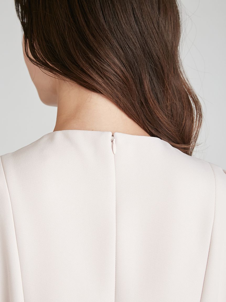 Vネックフィット＆フレアワンピース(フォーマルワンピース