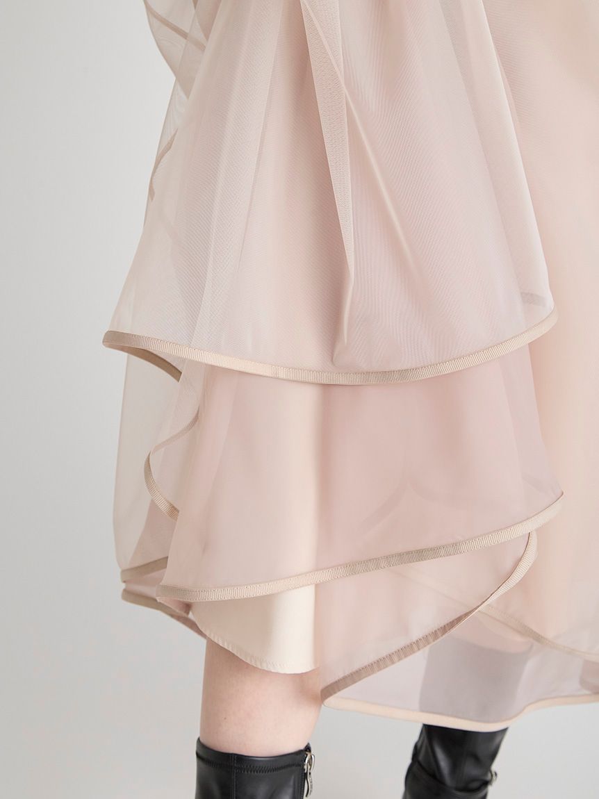 CELFORD 今期完売品カシュクールチュールドレス カシュクールチュールドレス(オケージョンドレス)｜DRESS（ドレス