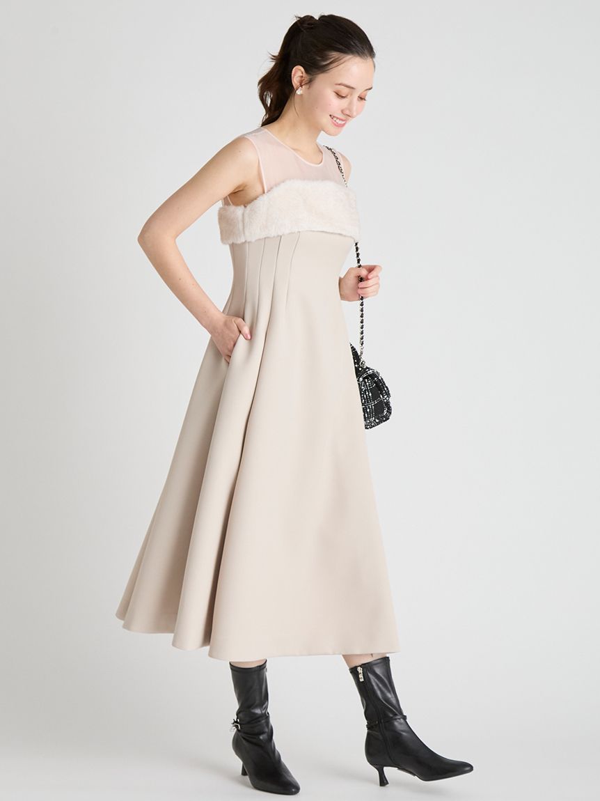 HANAE MORI×CELFORDコラボ】ファードッキングフィット＆フレアドレス