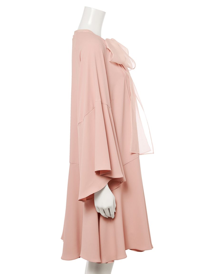 ビッグリボンフレアワンピース(デイリーワンピース)｜DRESS（ドレス