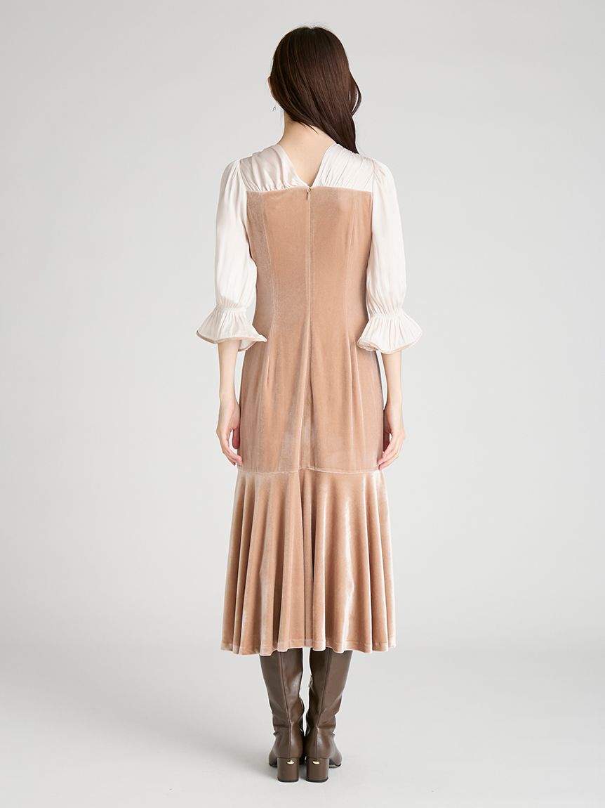 ベロアマーメイドワンピース(オケージョンドレス)｜DRESS（ドレス