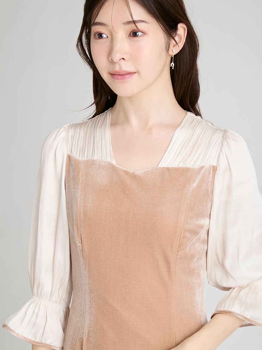 ベロアマーメイドワンピース(オケージョンドレス)｜DRESS（ドレス