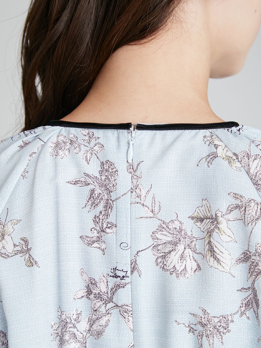 ボタニカルレタープリントワンピース(デイリーワンピース)｜DRESS