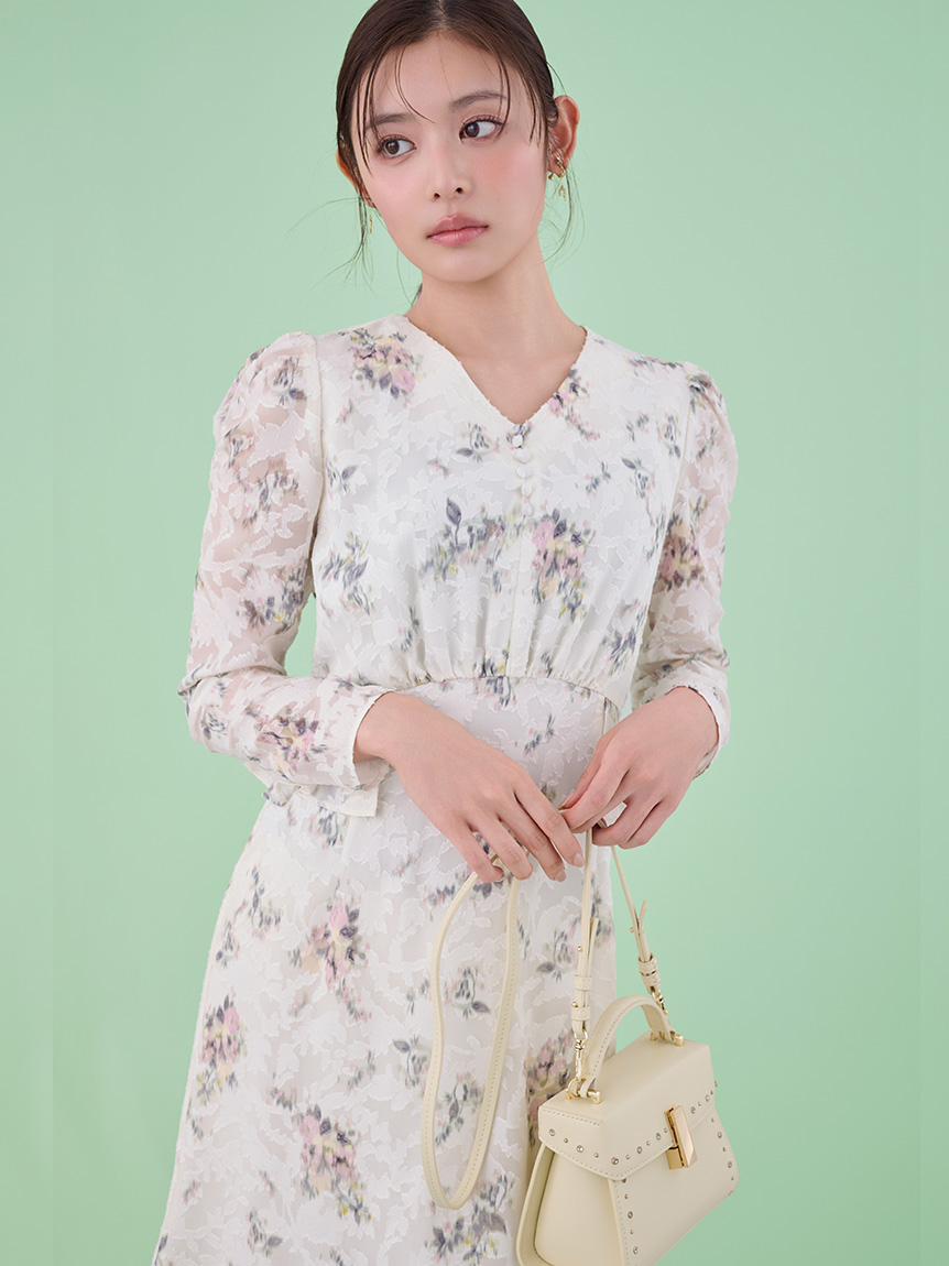 ウエストペプラムデザインワンピース(デイリーワンピース)｜DRESS