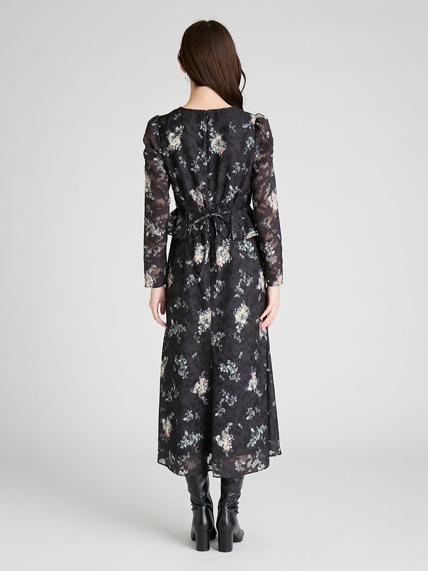celford ウエストぺフラムデザインワンピース 38 ウエストペプラムデザインワンピース(デイリーワンピース)｜DRESS