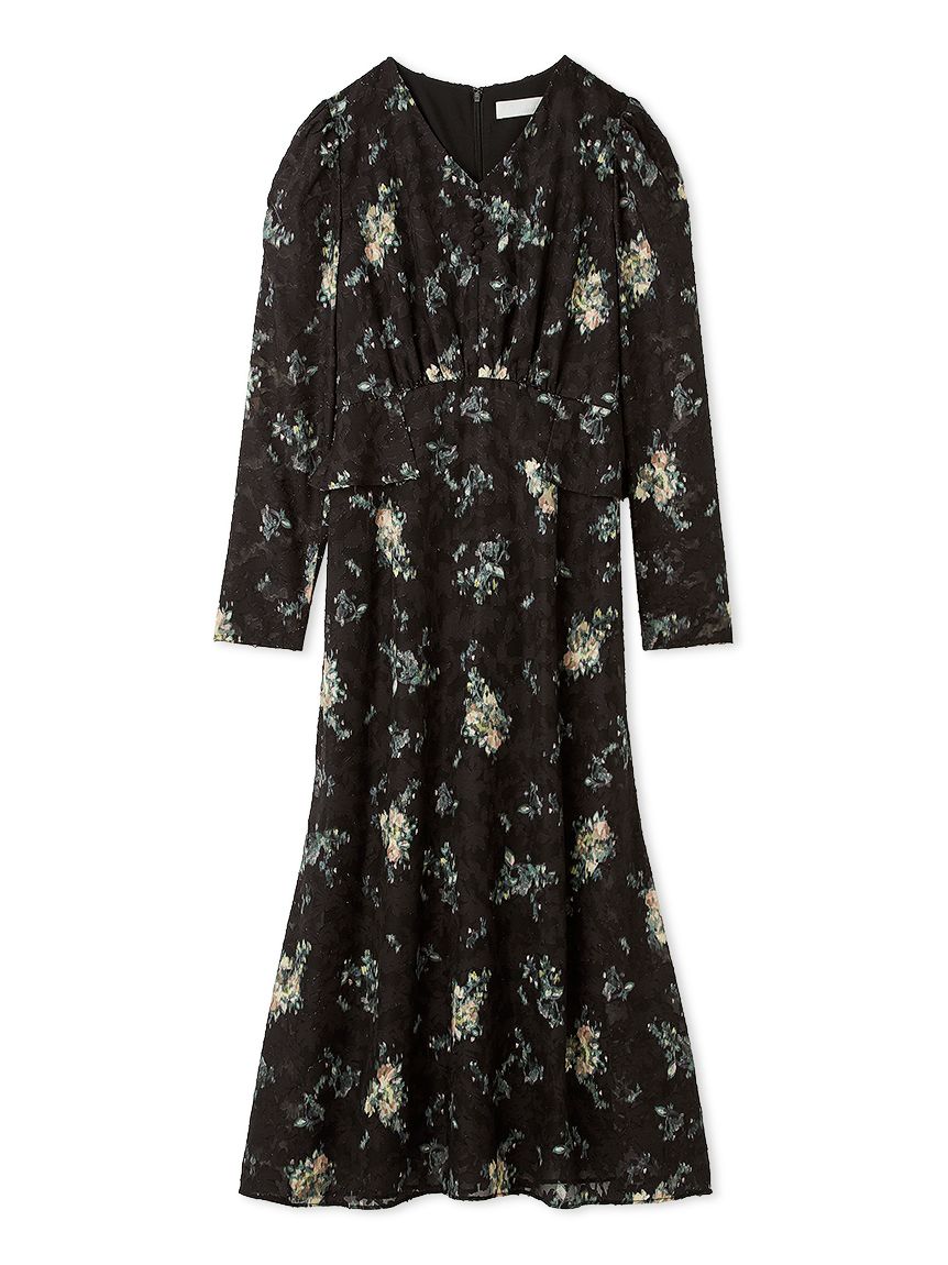 ウエストペプラムデザインワンピース(デイリーワンピース)｜DRESS