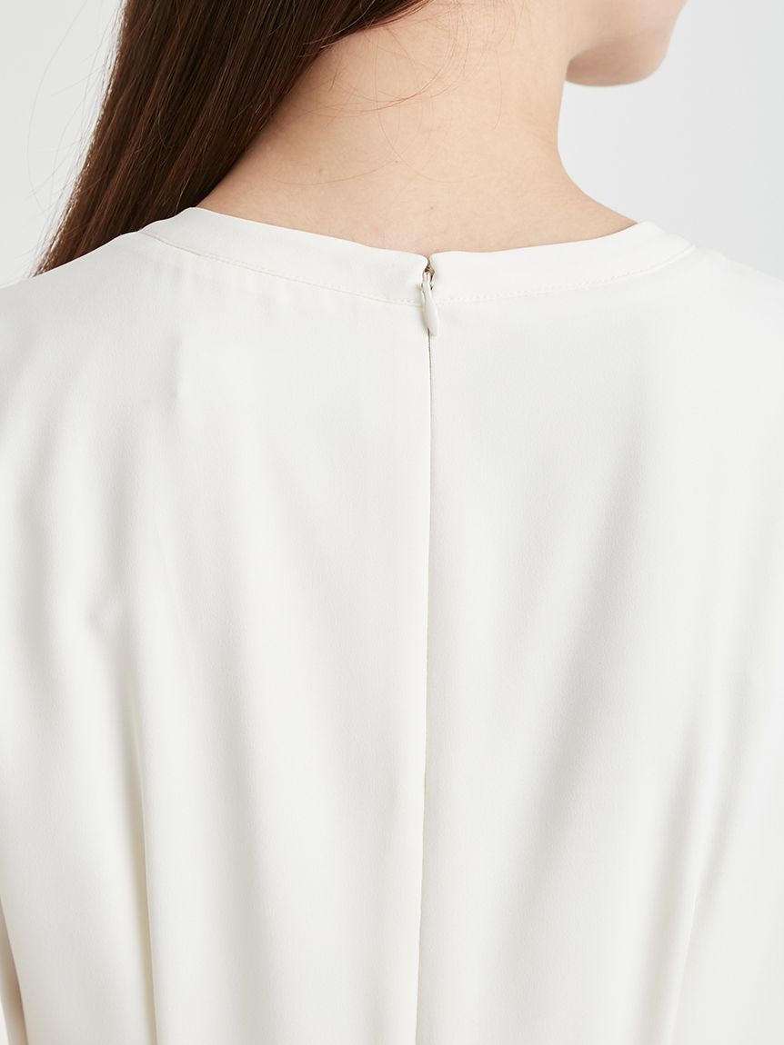 ピコ刺繍ボウタイワンピース(フォーマルワンピース)｜DRESS（ドレス