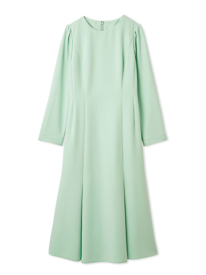 洗える】刺繍レース付きマーメイドワンピース(フォーマルワンピース