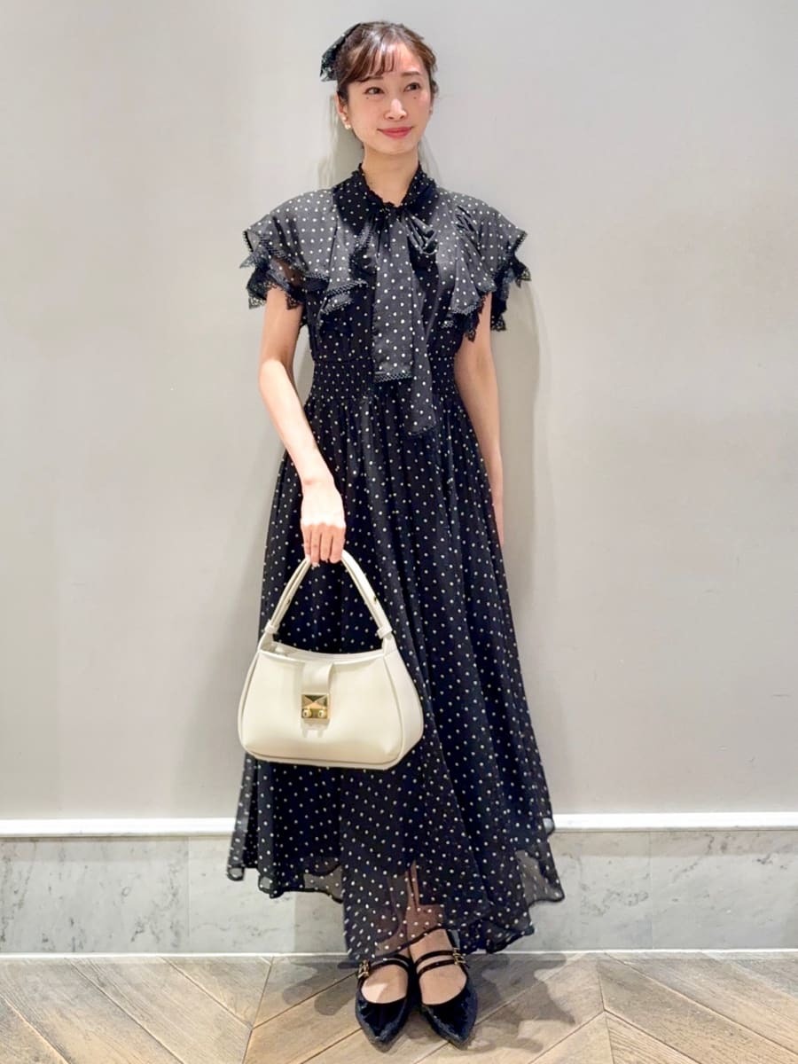 洗える】ハートドットプリントワンピース(デイリーワンピース)｜DRESS