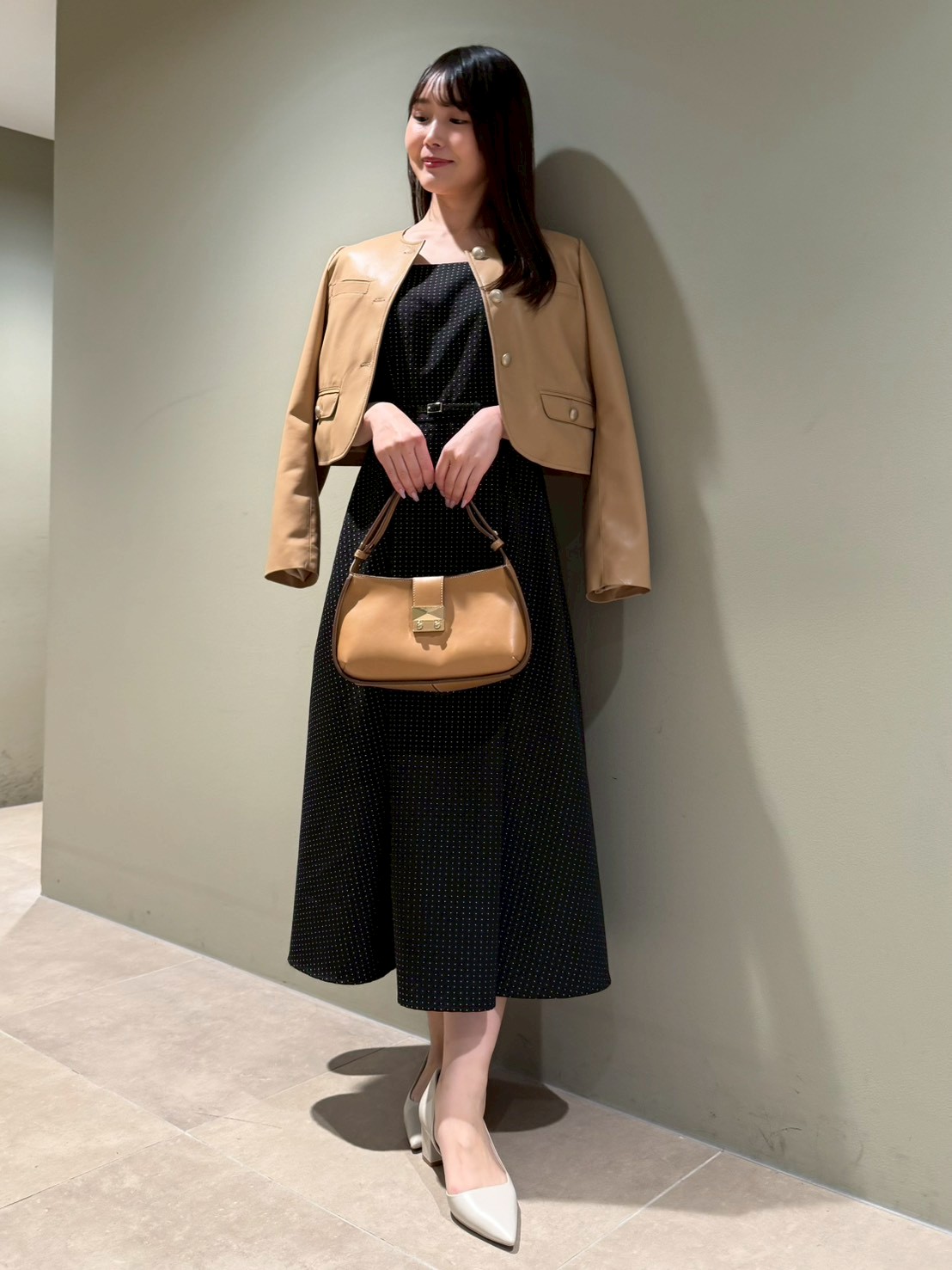 洗える】バリエーションフィット＆フレアワンピース(デイリー