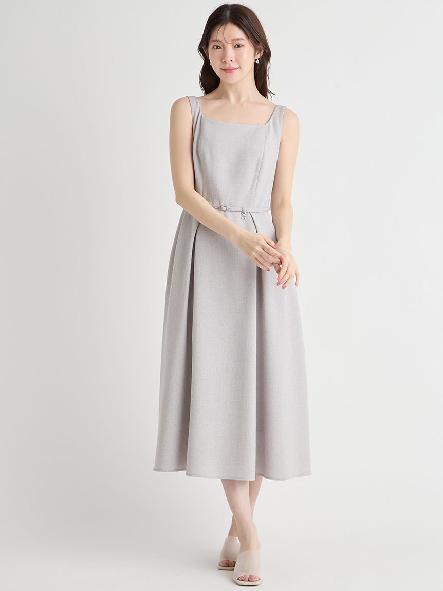 洗える】バリエーションフィット＆フレアワンピース(デイリー