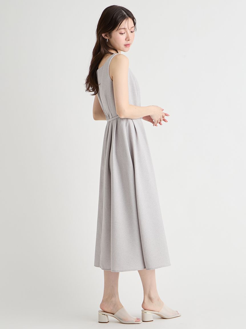 洗える】バリエーションフィット＆フレアワンピース(デイリー