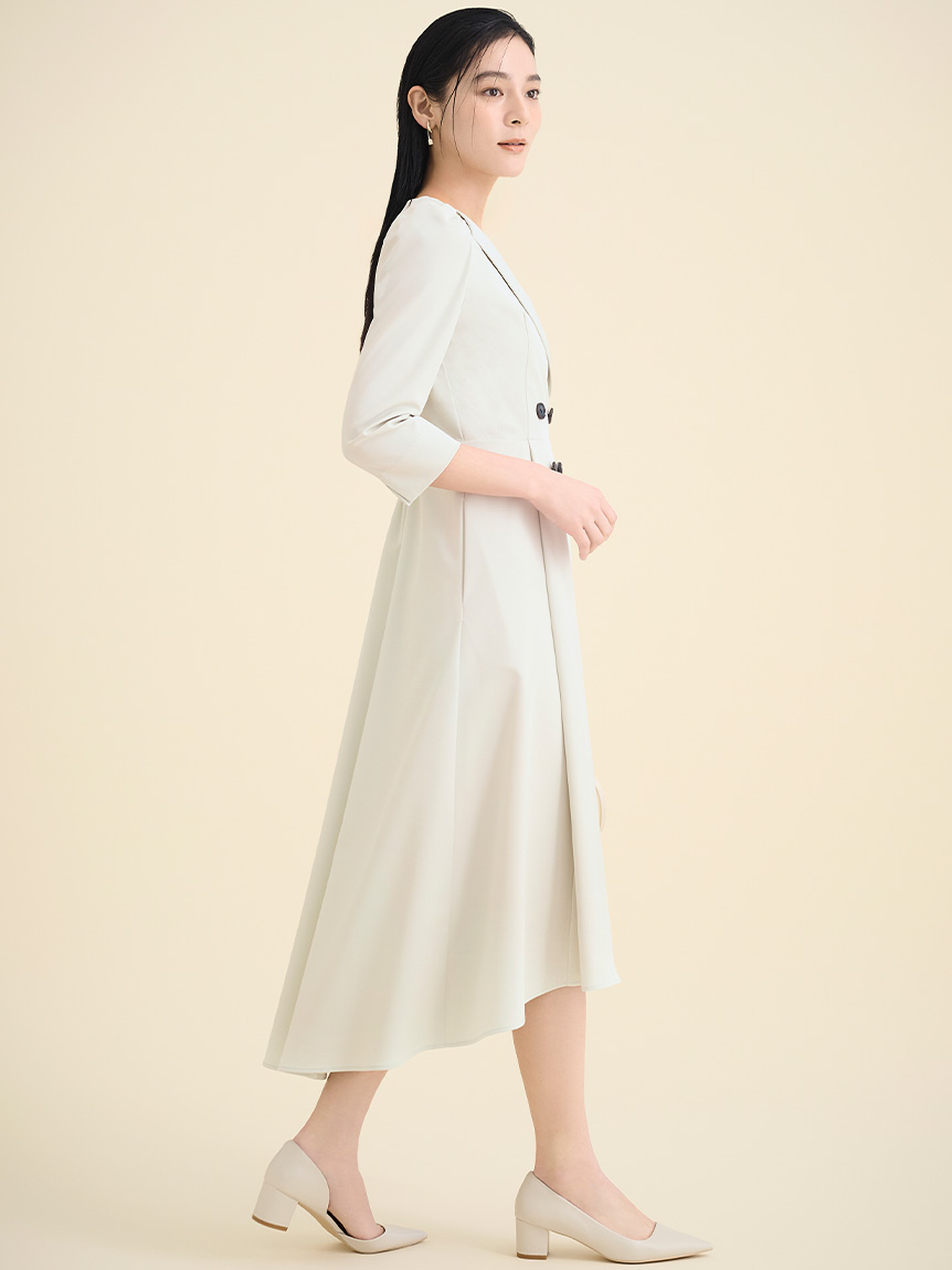 洗える】トレンチデザインワンピース(デイリーワンピース)｜DRESS