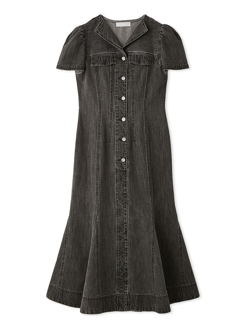 洗える】マーメイドデニムワンピース(デイリーワンピース)｜DRESS