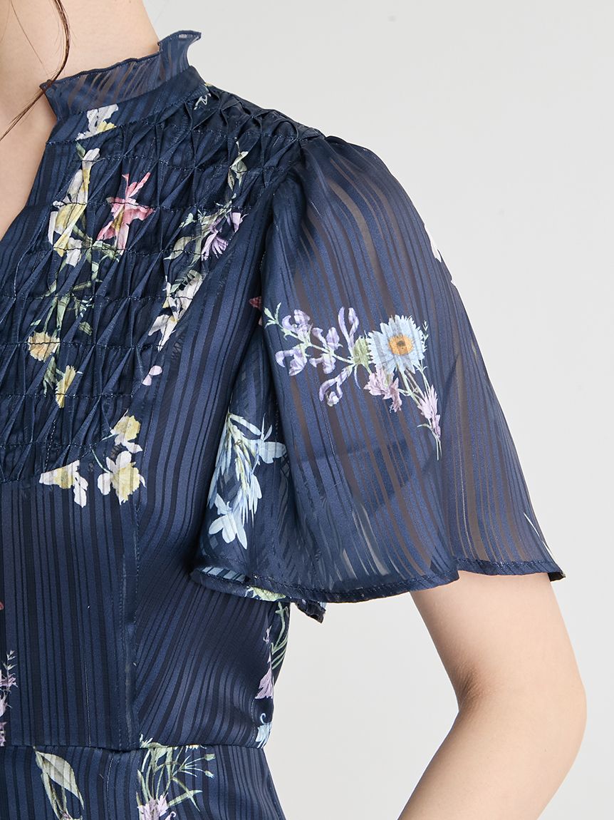 ボタニカルプリントワンピース(デイリーワンピース)｜DRESS（ドレス