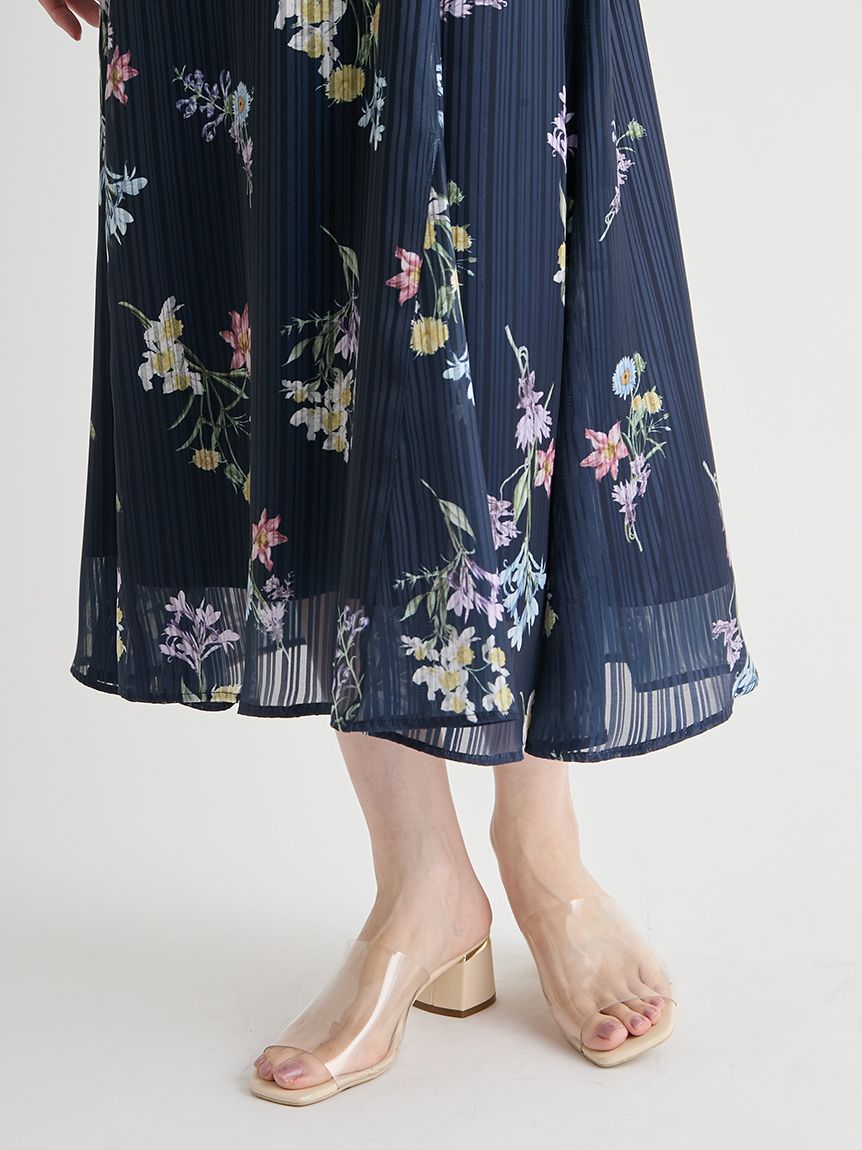 ボタニカルプリントワンピース(デイリーワンピース)｜DRESS（ドレス