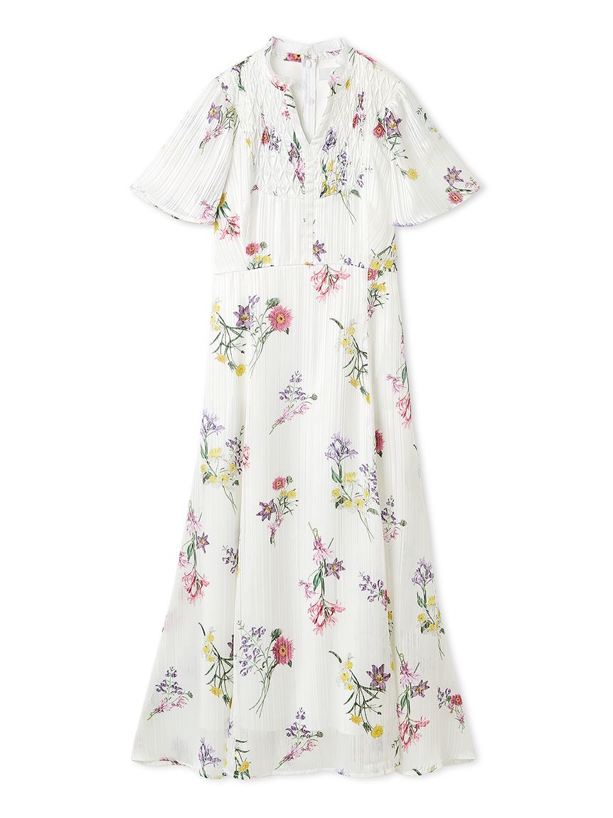 ボタニカルプリントワンピース(デイリーワンピース)｜DRESS（ドレス
