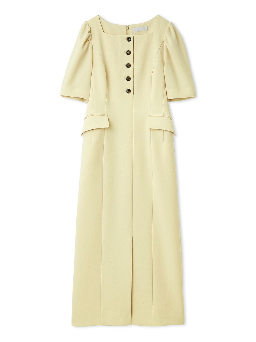 洗える】スクエアネックタイトワンピース(デイリーワンピース)｜DRESS