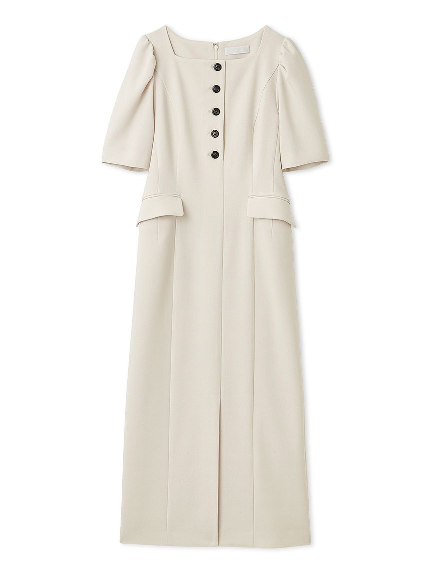 洗える】スクエアネックタイトワンピース(デイリーワンピース)｜DRESS