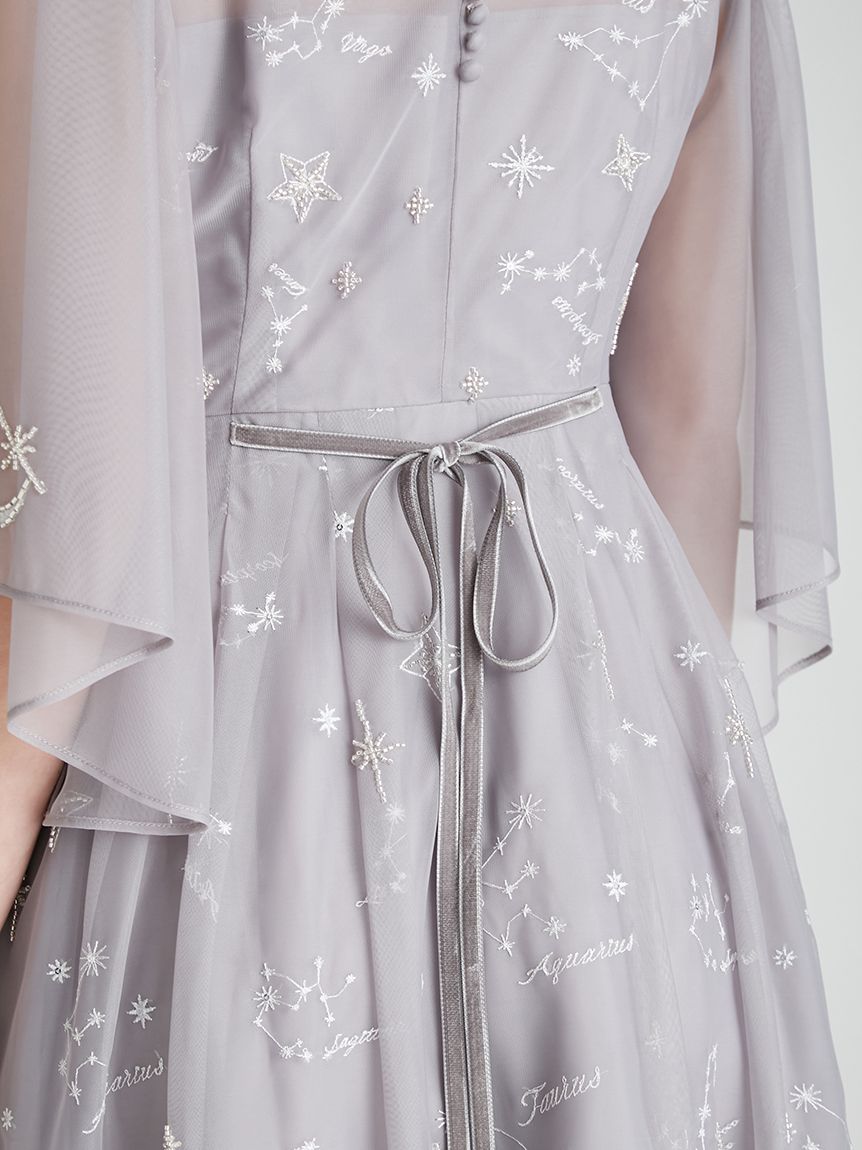 YUMI KATSURA for CELFORD】コラボスターリーチュールドレス(マキシ