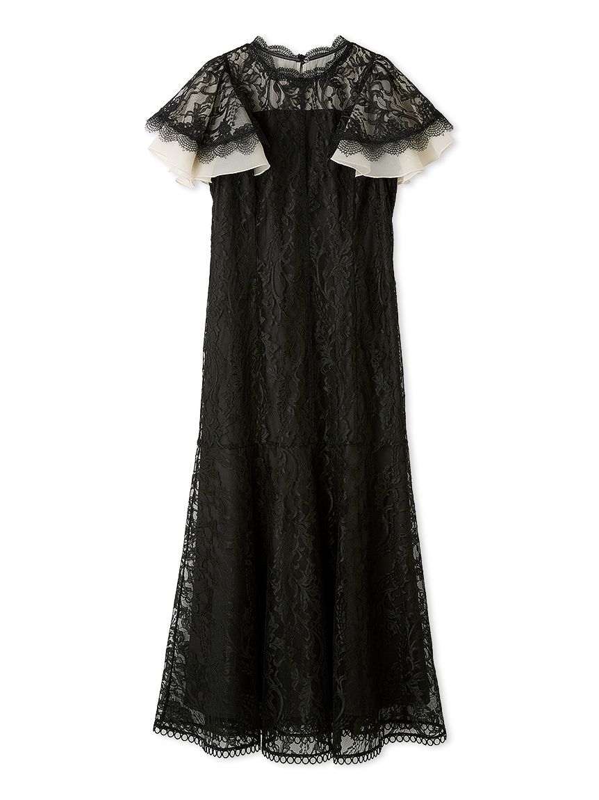 フレアスリーブレースマーメイドドレス(オケージョンドレス)｜DRESS