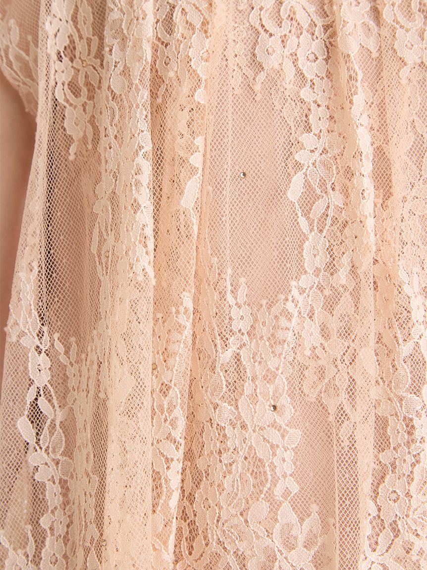 バックリボンレースケープドレス(オケージョンドレス)｜DRESS（ドレス