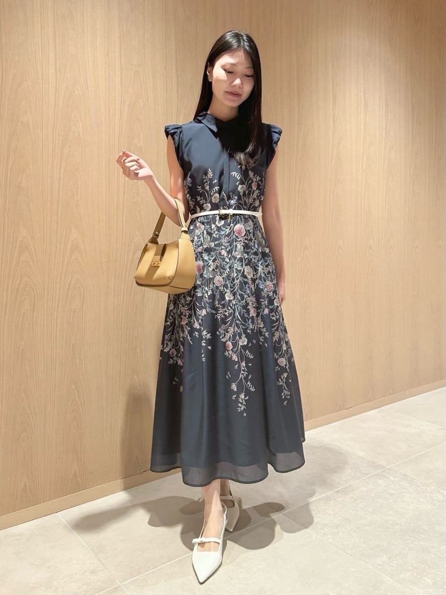 洗える】パネルフラワーワンピース(デイリーワンピース)｜DRESS