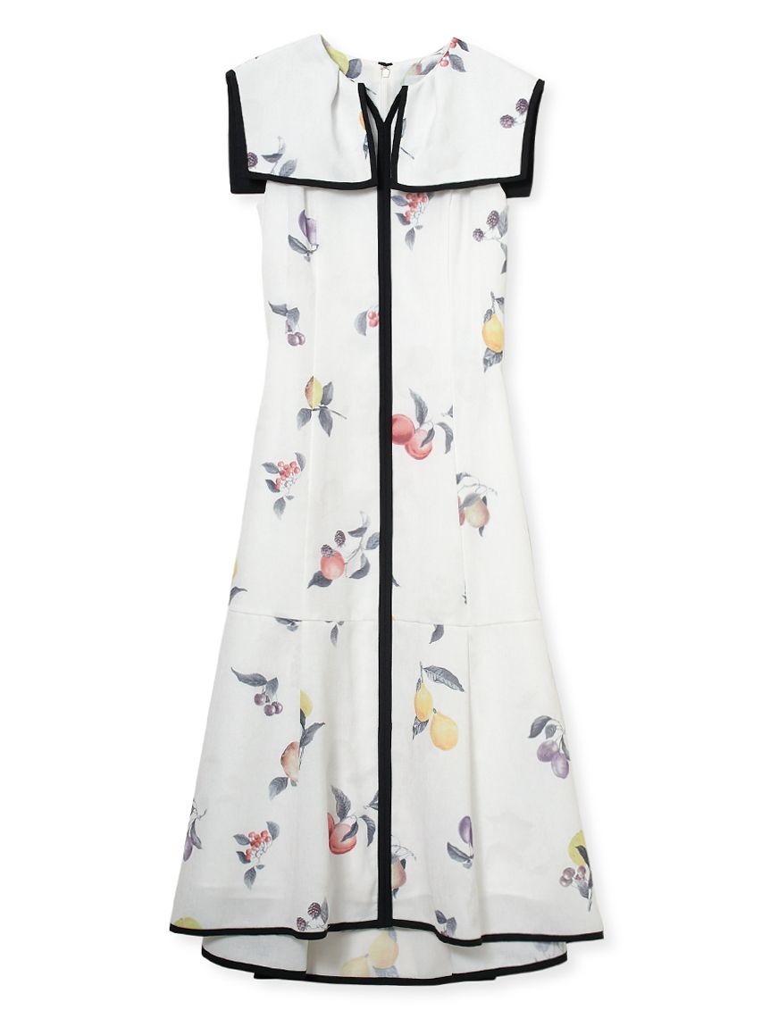 洗える】フルーツプリントワンピース(デイリーワンピース)｜DRESS