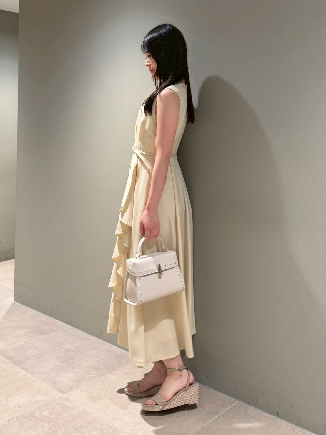 洗える】カシュクールラッフルワンピース(デイリーワンピース)|DRESS 洗える】カシュクールラッフルワンピース(デイリーワンピース)|DRESS