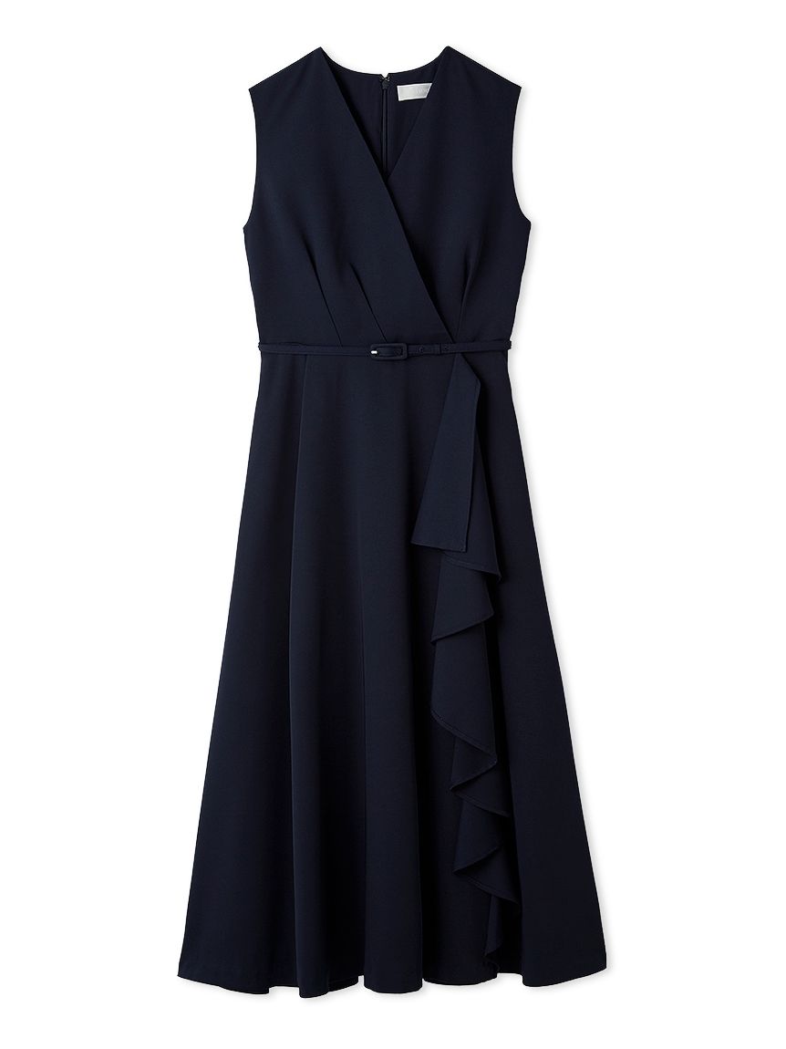 洗える】カシュクールラッフルワンピース(デイリーワンピース)｜DRESS
