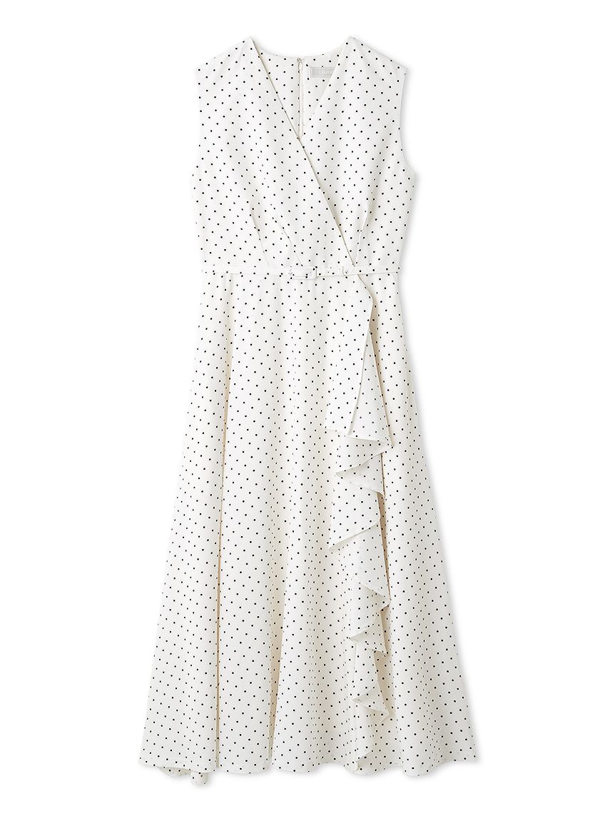 洗える】カシュクールラッフルワンピース(デイリーワンピース)｜DRESS