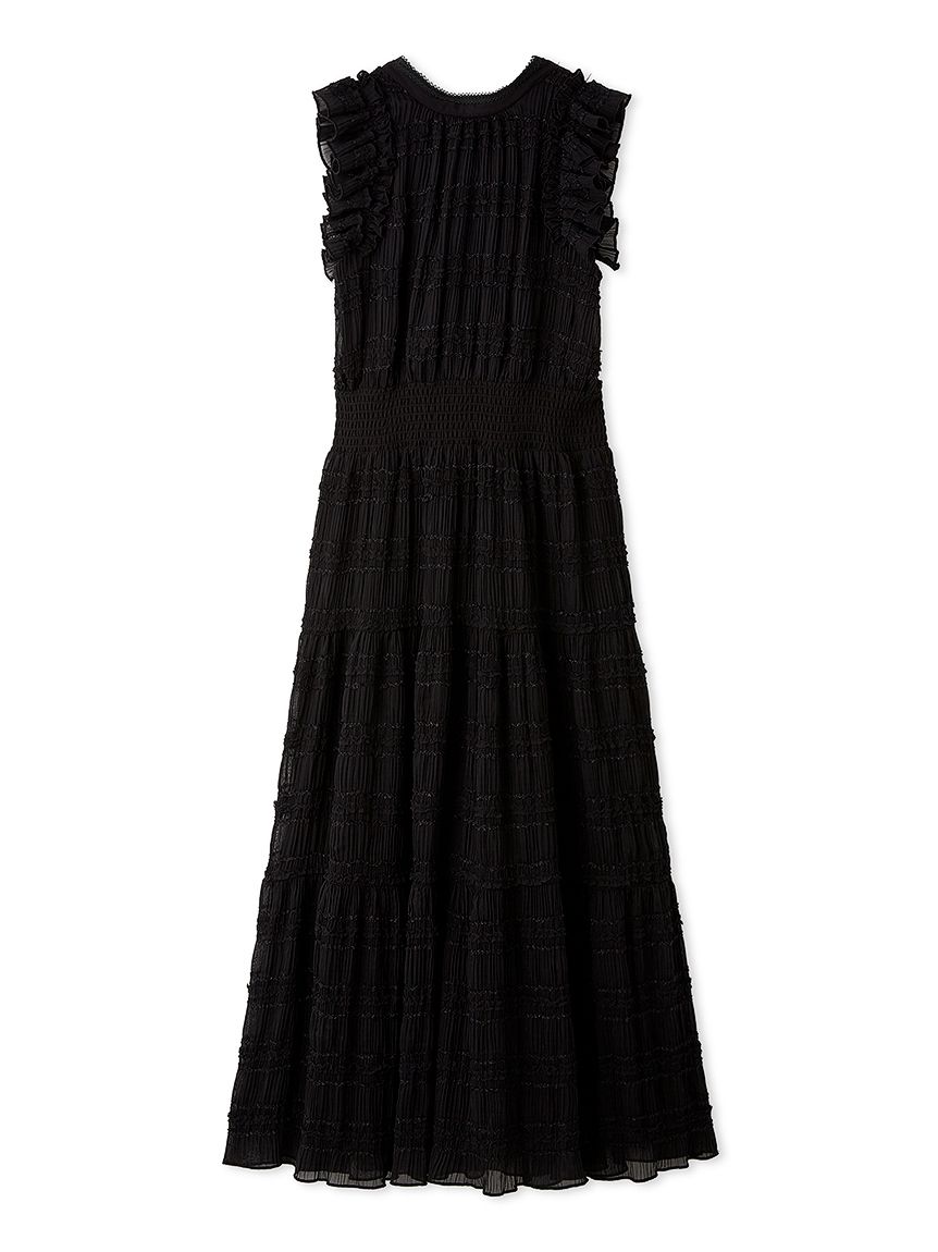 接触冷感】フリルシフォンワンピース(デイリーワンピース)｜DRESS