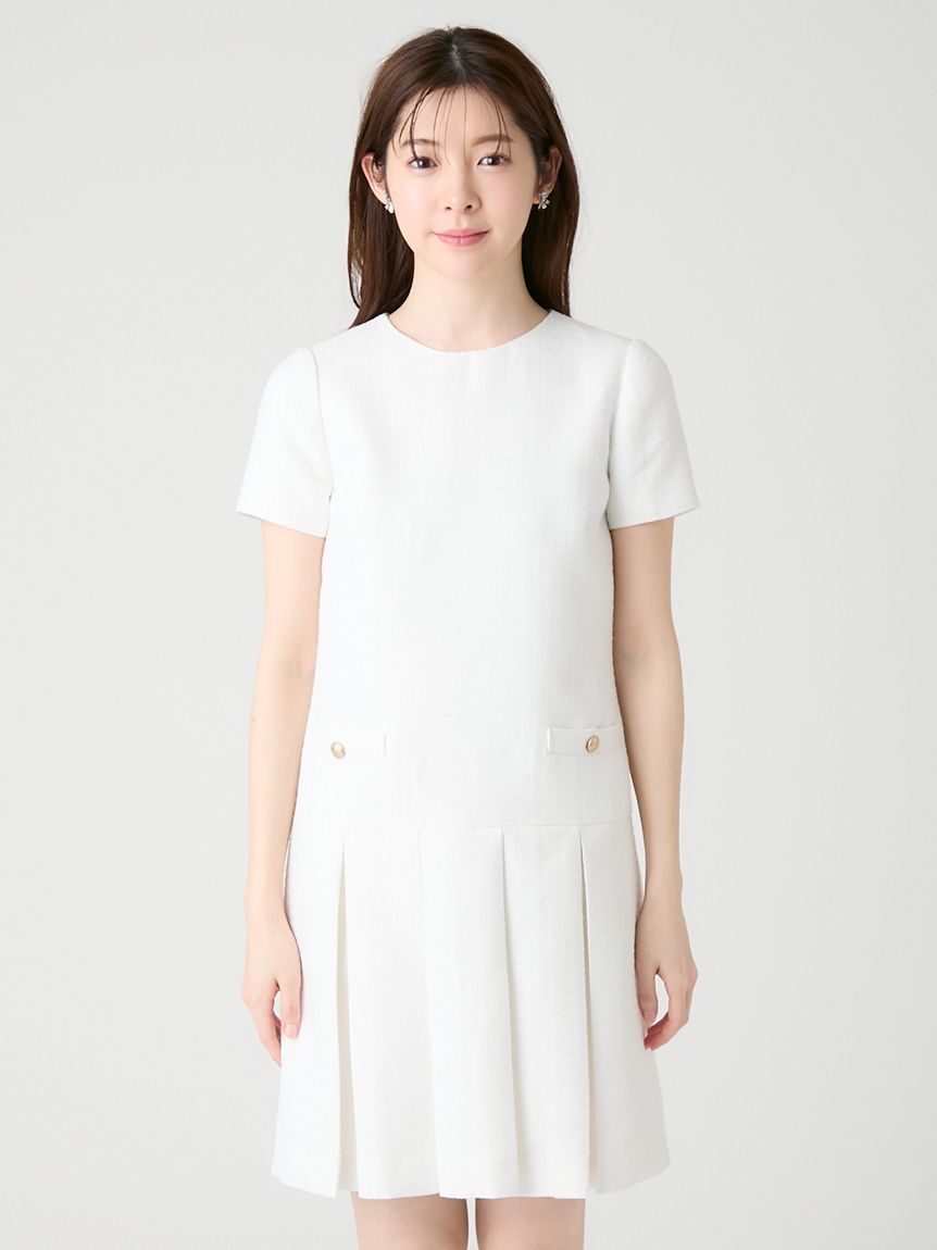 ツイードミニワンピース(デイリーワンピース)｜DRESS（ドレス