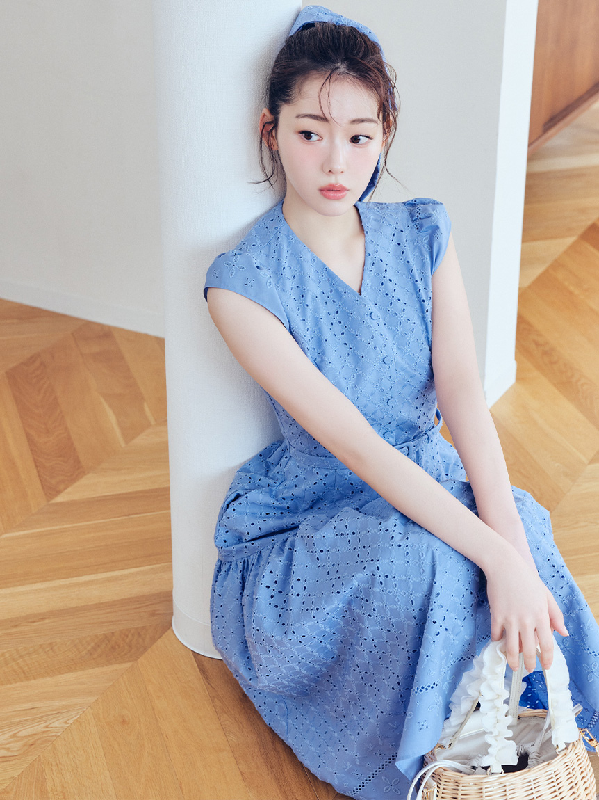 エンブロイダリーマーメイドワンピース(デイリーワンピース)｜DRESS