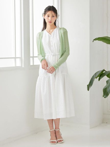 エンブロイダリーマーメイドワンピース(デイリーワンピース)｜DRESS