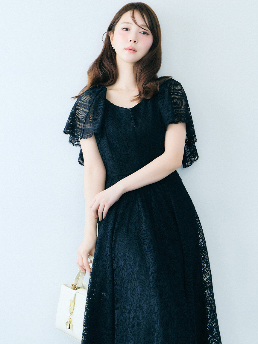 サークルレースワンピース(オケージョンドレス)｜DRESS（ドレス