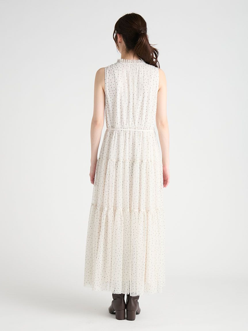 洗える】チュールティアードワンピース(デイリーワンピース)｜DRESS