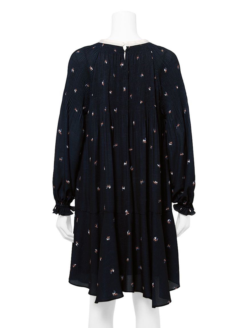 ホースプリントボウタイワンピース(ミニワンピース)｜DRESS｜CELFORD